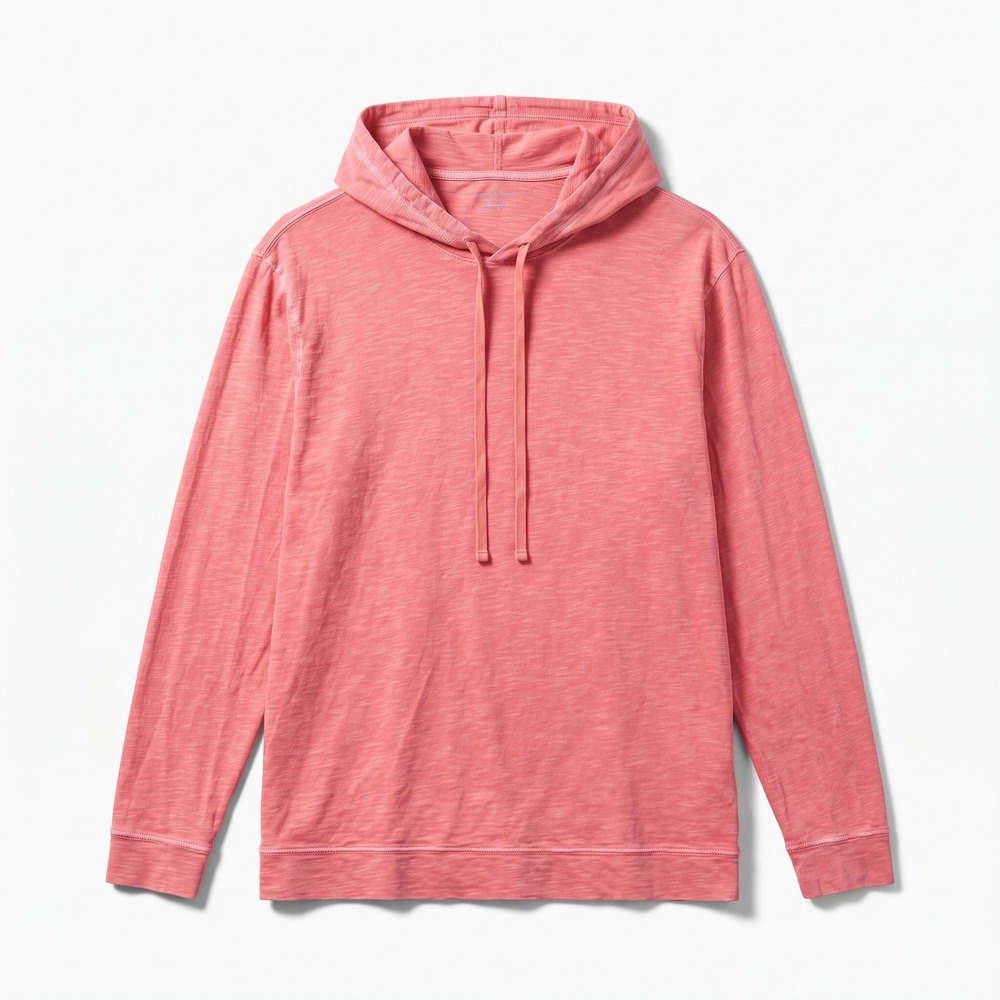 Vineyard Vines XL Pink Island Hoodie Womens Coastal Casual Slub Knit Cotton